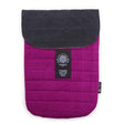 Padded Laptop Sleeve – Magnetic, Purple Stonewashed Cotton - SHAMTAM.COM