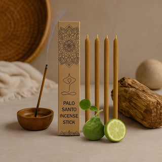 Palo Santo røgelsespinde bergamot store 4 stk.