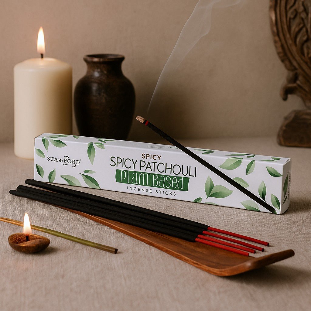 Patchouli Incense Sticks Spicy Plant Based Stamford - SHAMTAM.COM