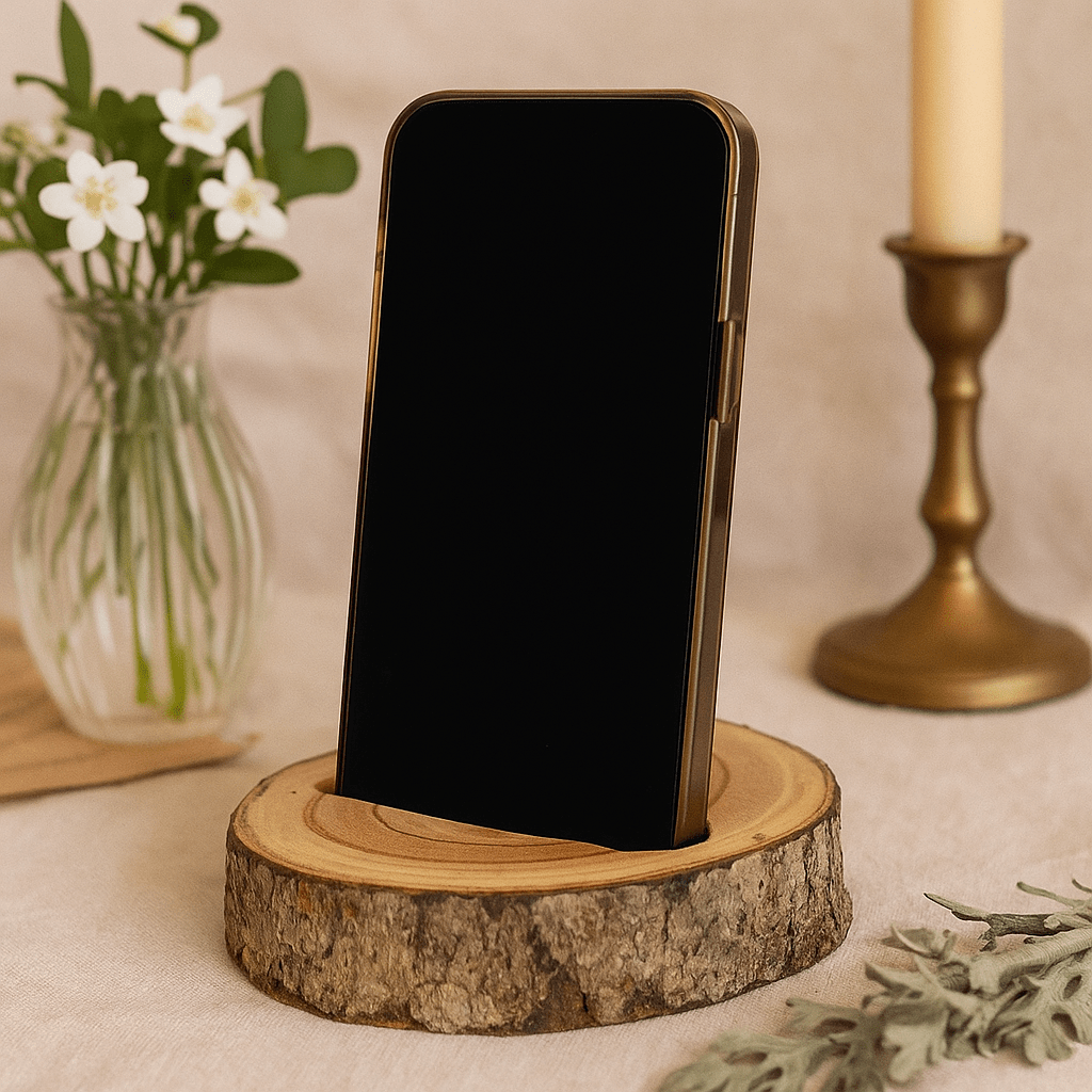Phone Stand, Wooden - SHAMTAM.COM