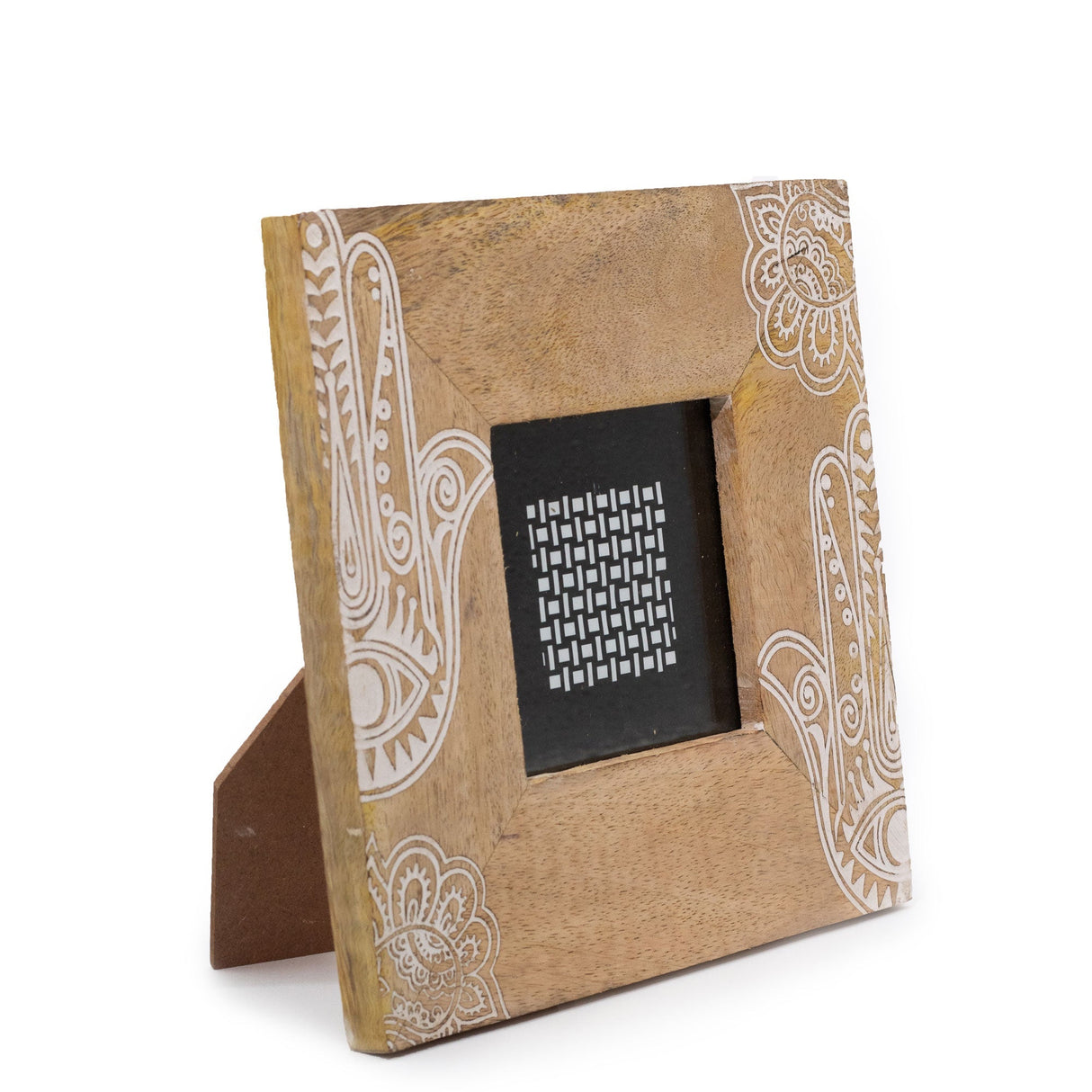 Small Mango Wood Picture Framel (for 10x15cm) 20x20x2cm - Hansa - White - SHAMTAM.COM