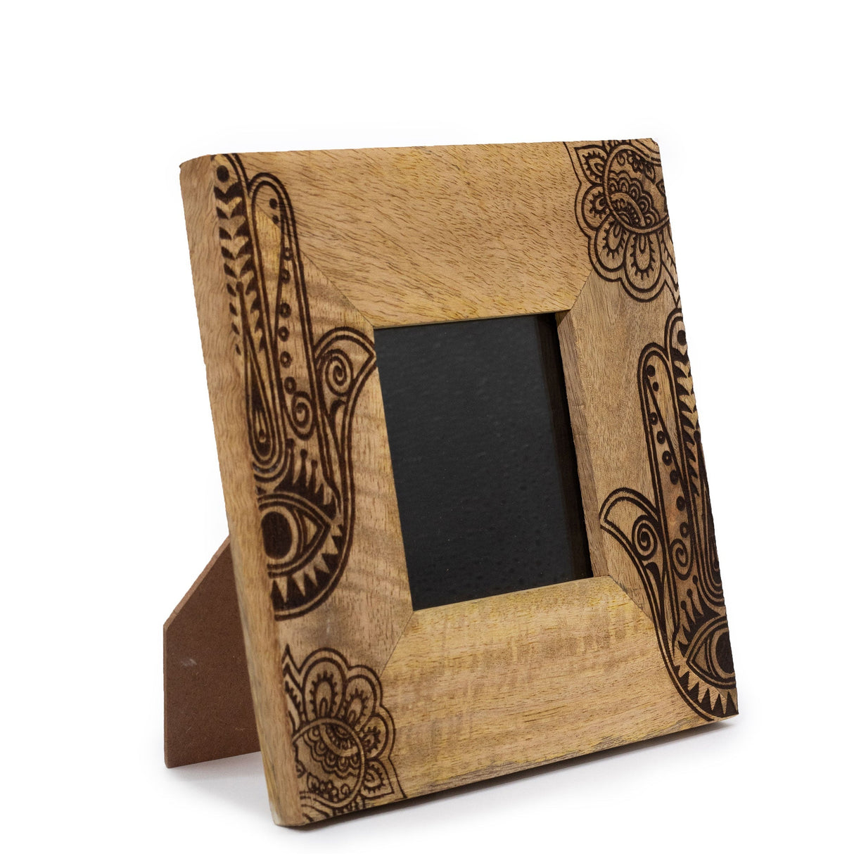 Small Mango Wood Picture Framel (for 10x15cm) 20x20x2cm - Hansa - Black - SHAMTAM.COM