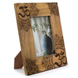 Lrg Mango Wood Picture Frame (for 13x18cm) 28x23x2cm - Mandala - Black - SHAMTAM.COM