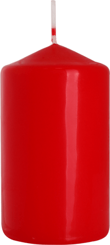 Pillar Candle Red 60 x 100 mm Single - SHAMTAM.COM