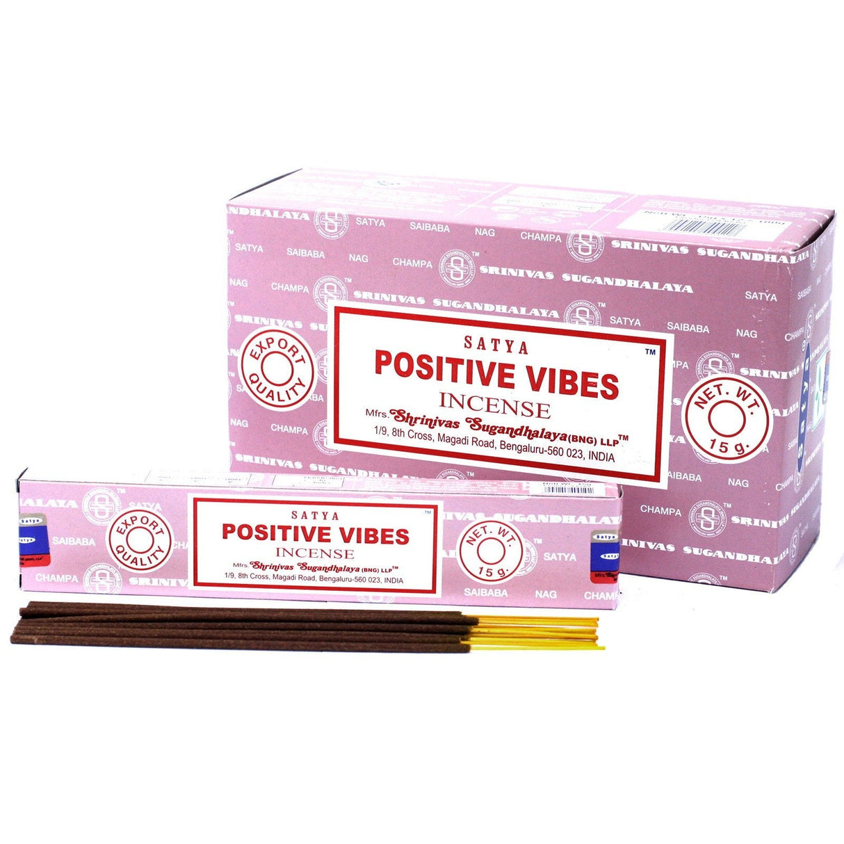 Positive Vibes Incense - Satya 15g - SHAMTAM.COM