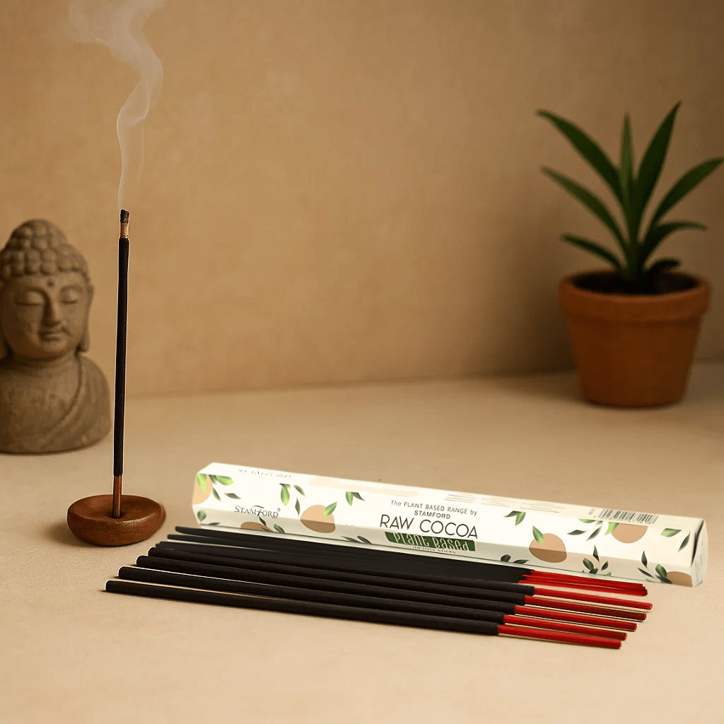 Raw Cocoa Incense Sticks Plant Based Stamford Premium - SHAMTAM.COM