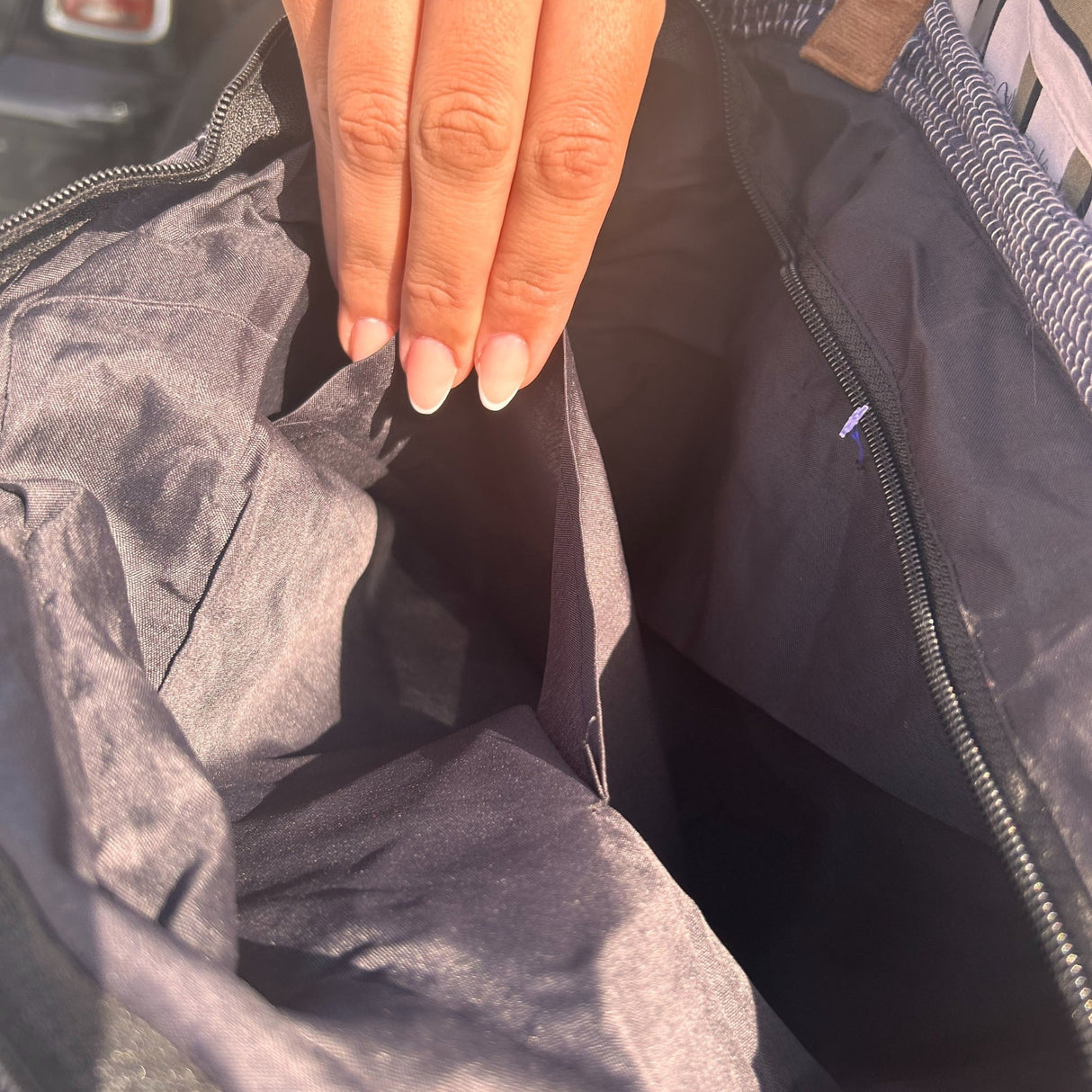 Recycled Big Rug Bag - Shades of Dusk - SHAMTAM.COM