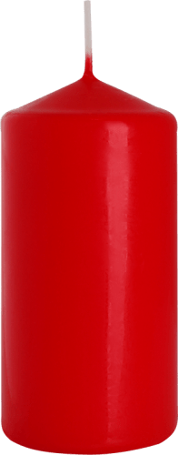 Red Pillar Candle 60 x 120 mm - SHAMTAM.COM
