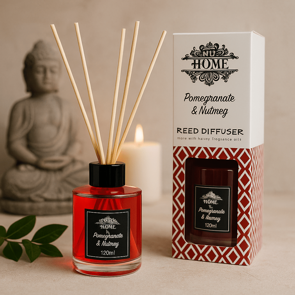 Reed Diffuser Pomegranate and Nutmeg 120ml - SHAMTAM.COM