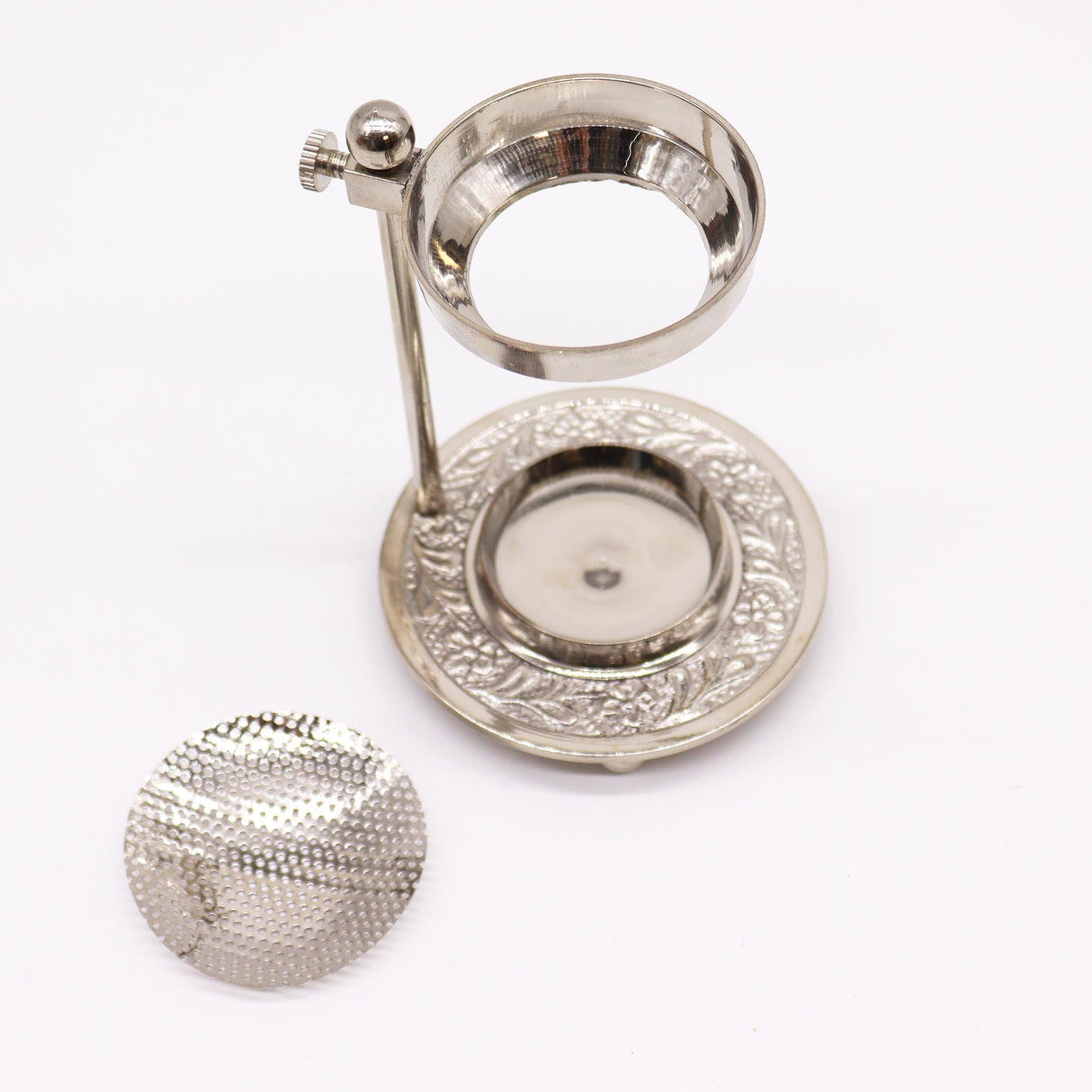 Resin Incense Burner - Adjustable Plated Brass - SHAMTAM.COM