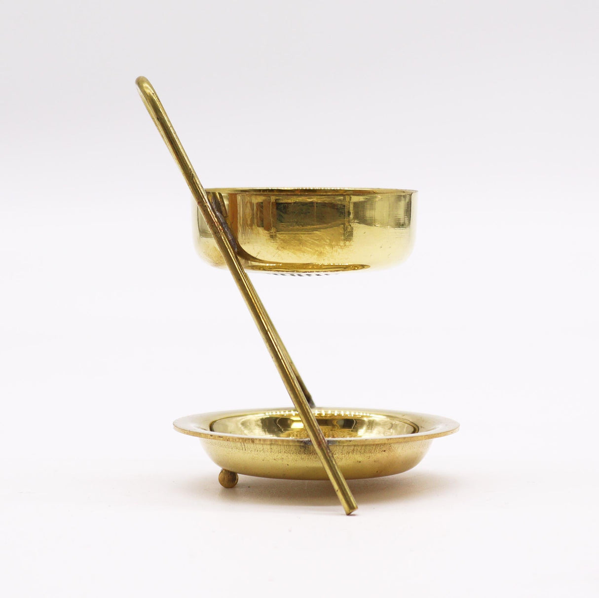 Brass Resin Incense Burner - Fixed - SHAMTAM.COM