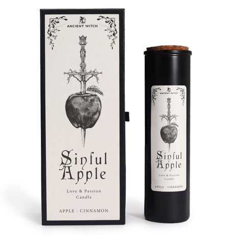 Ancient Witch Ritual Candles - Sinful Apple - SHAMTAM.COM
