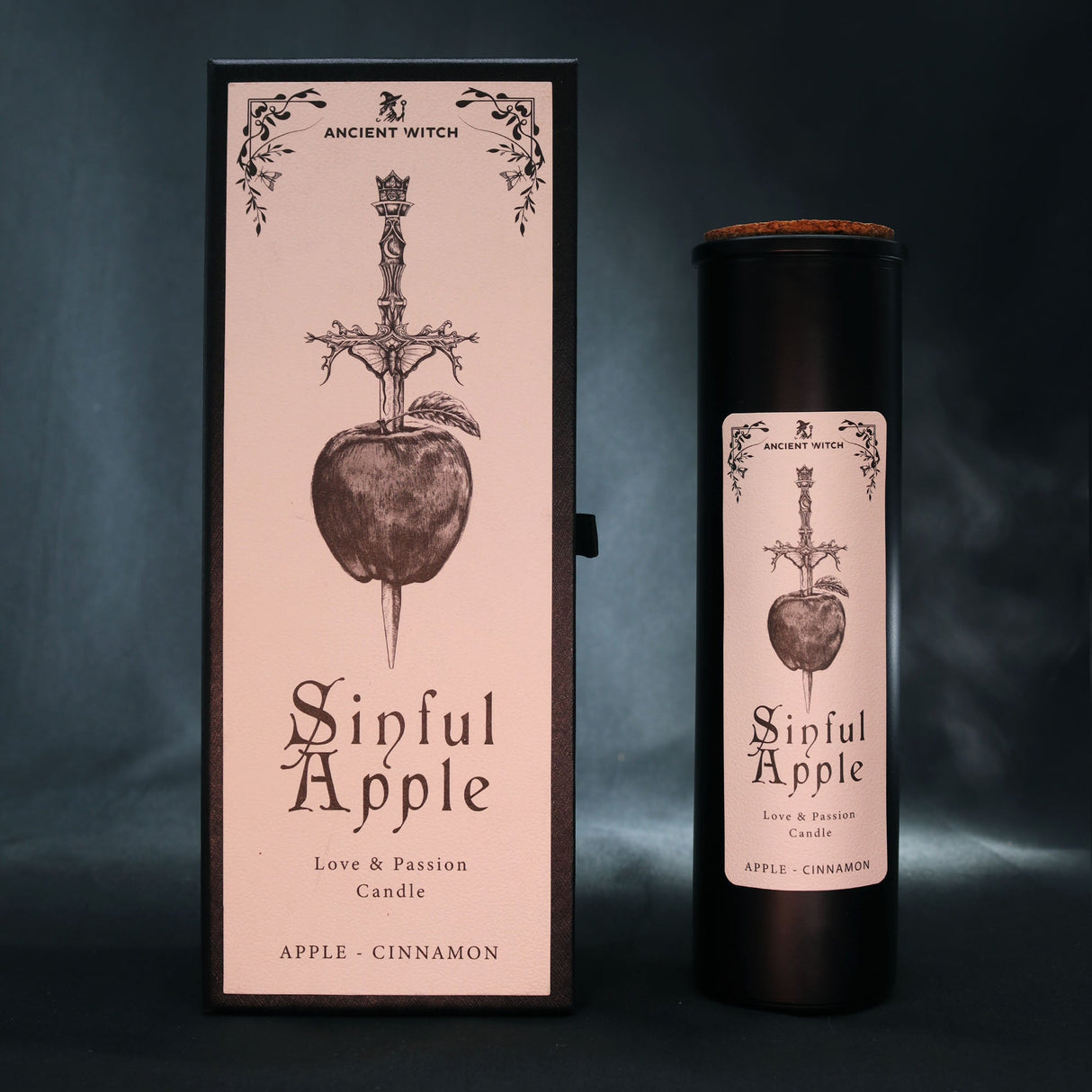 Ancient Witch Ritual Candles - Sinful Apple - SHAMTAM.COM