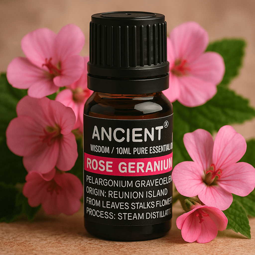 Rose Geranium Essential Oil 10 ml - SHAMTAM.COM