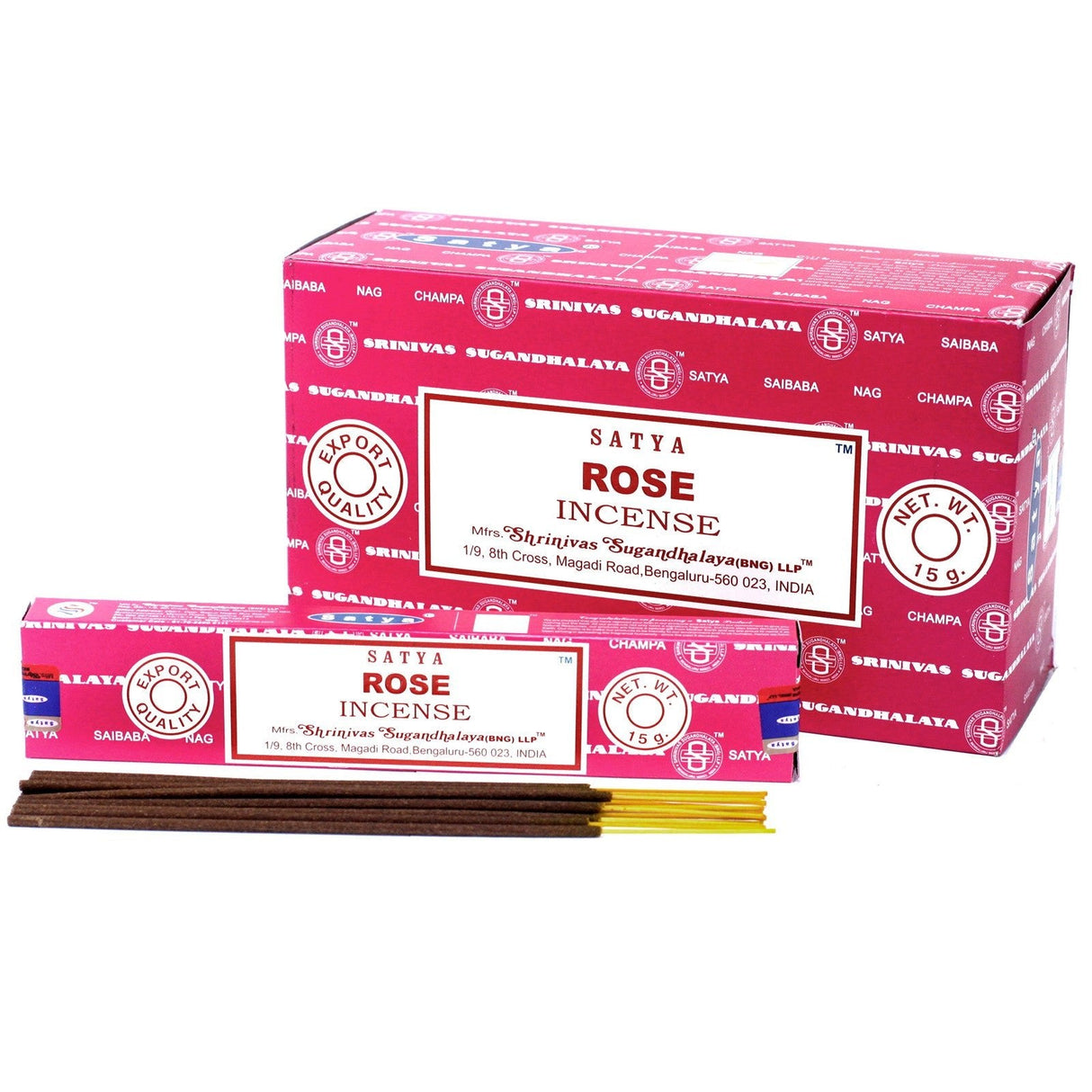 Rose Incense - Satya 15g - SHAMTAM.COM