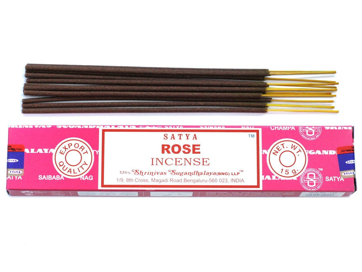 Rose Incense - Satya 15g - SHAMTAM.COM