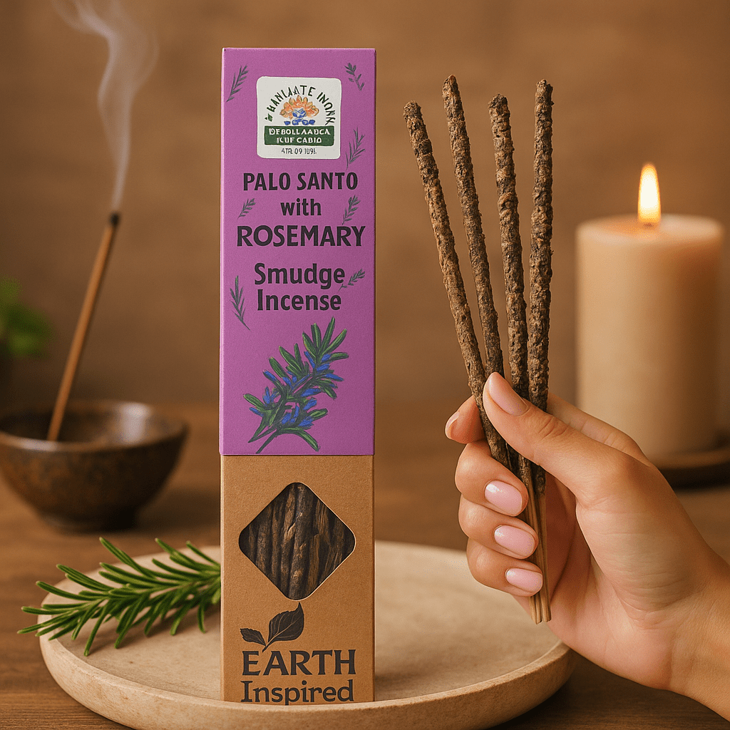 Rosemary Smudge Incense Sticks, 9 Count - SHAMTAM.COM