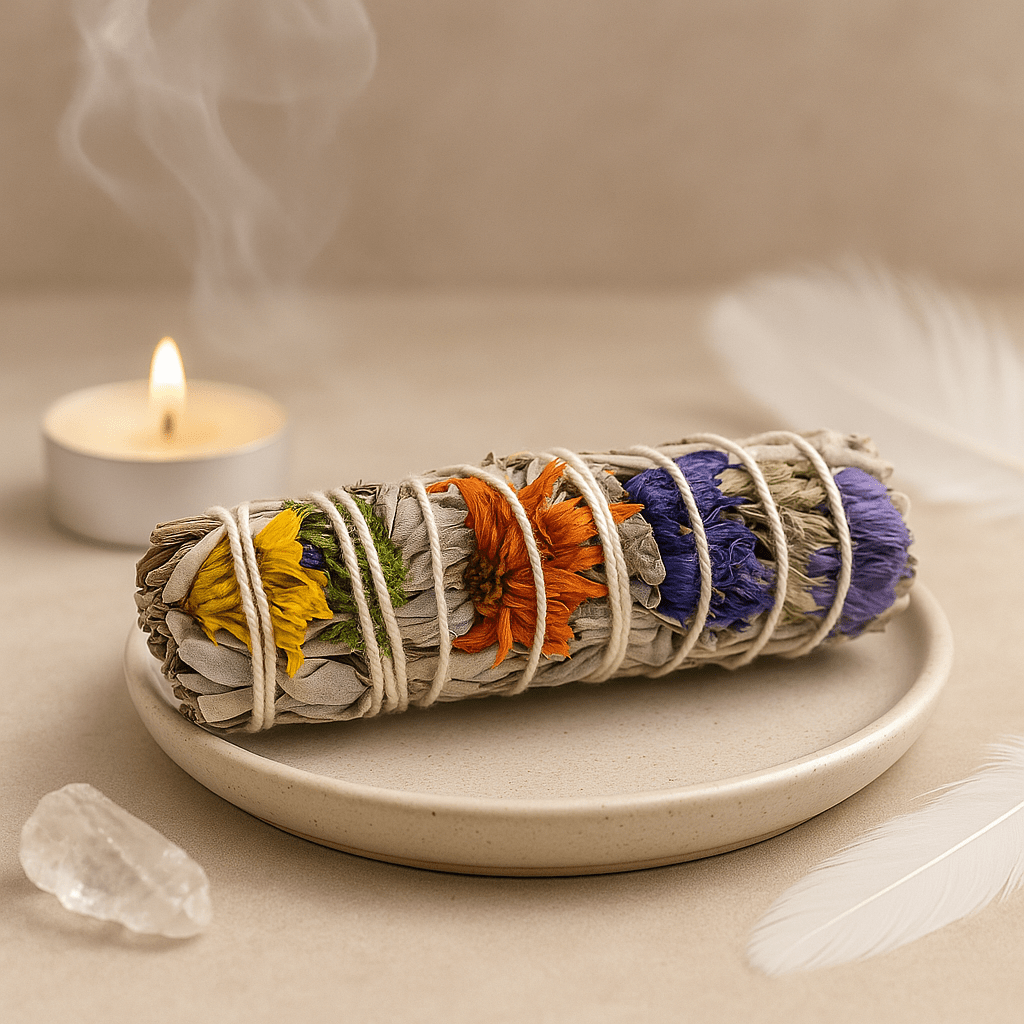 Sage Smudge Stick 10 cm Good Vibes - SHAMTAM.COM