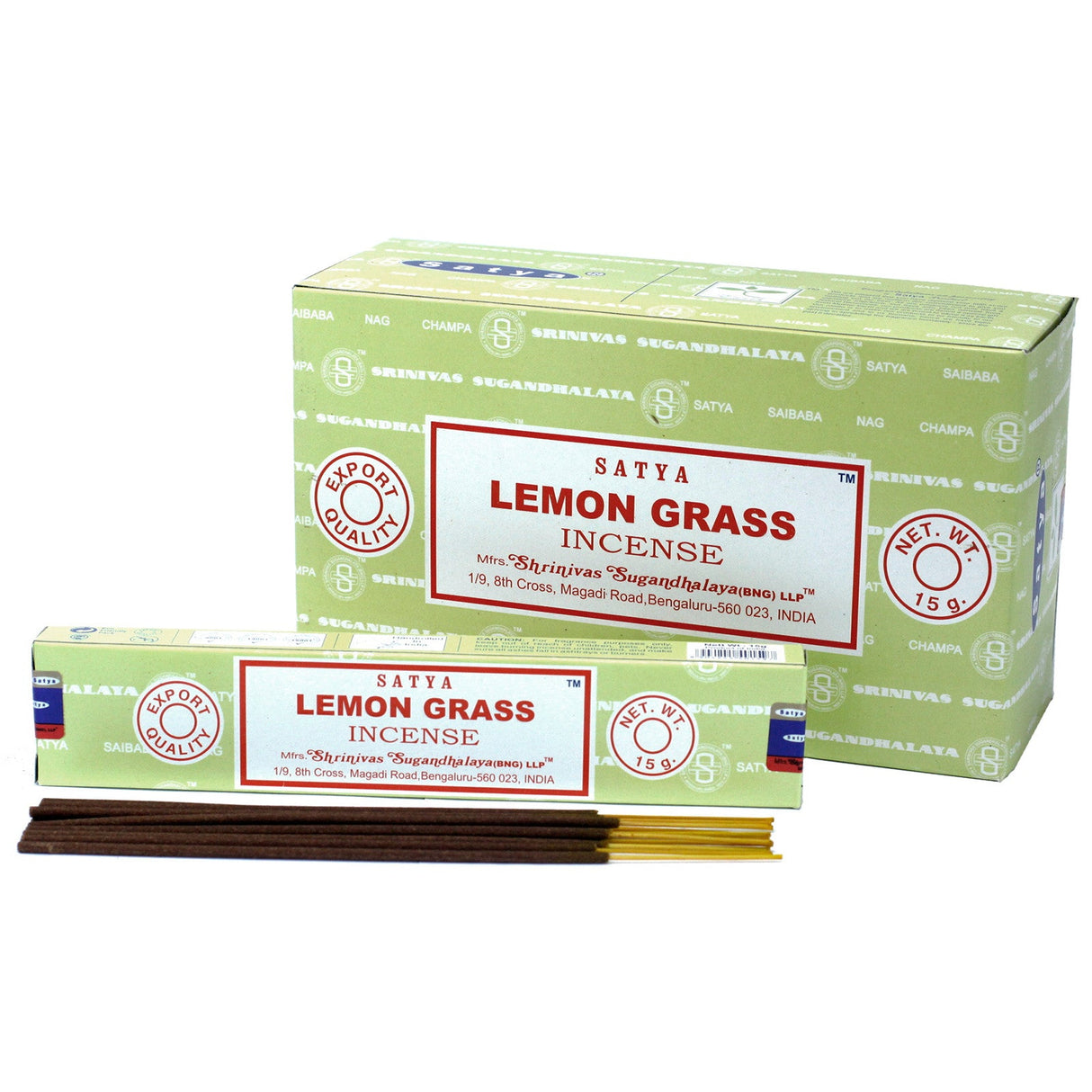 Lemongrass Incense - Satya 15g - SHAMTAM.COM