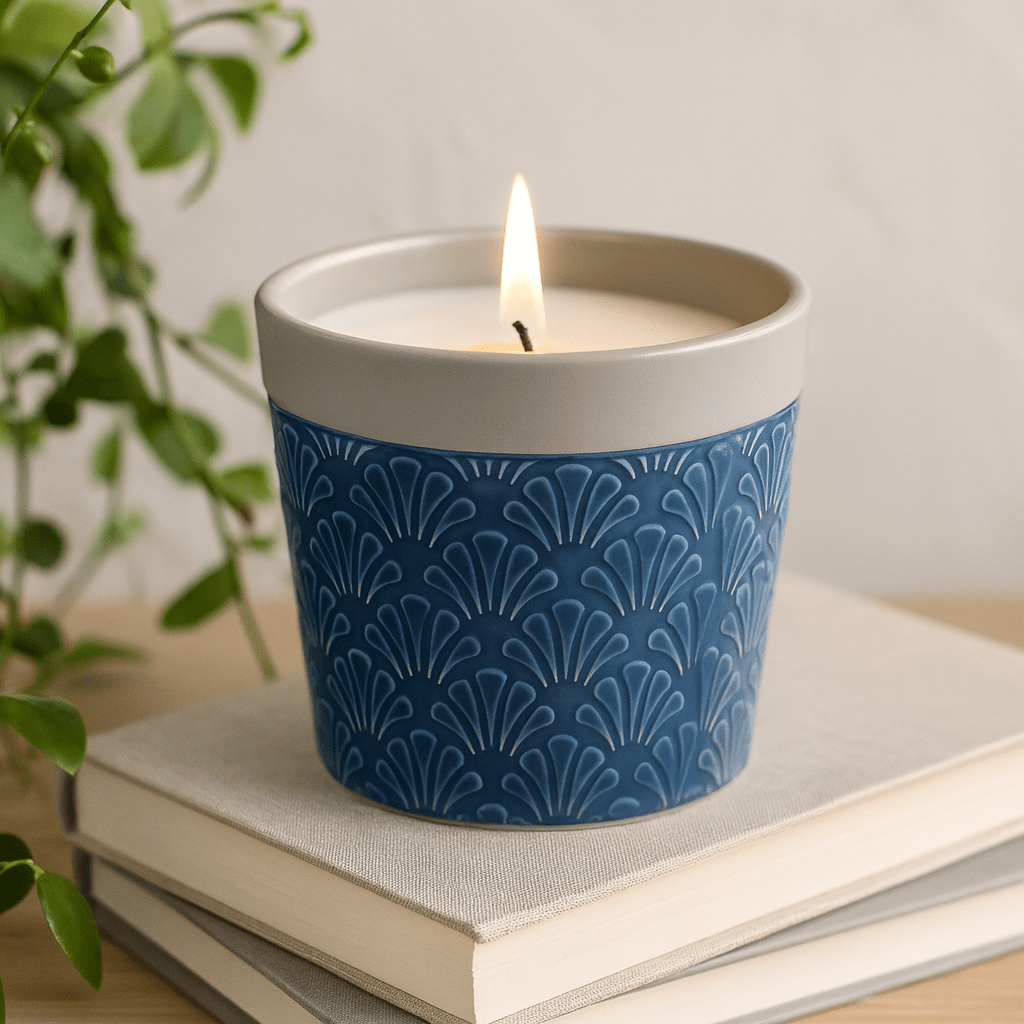 Scented Soy Wax Candle Pot - Blue Day - SHAMTAM.COM