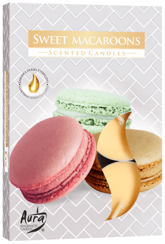 Scented Tealight Candles Macaroon Set of 6 - SHAMTAM.COM