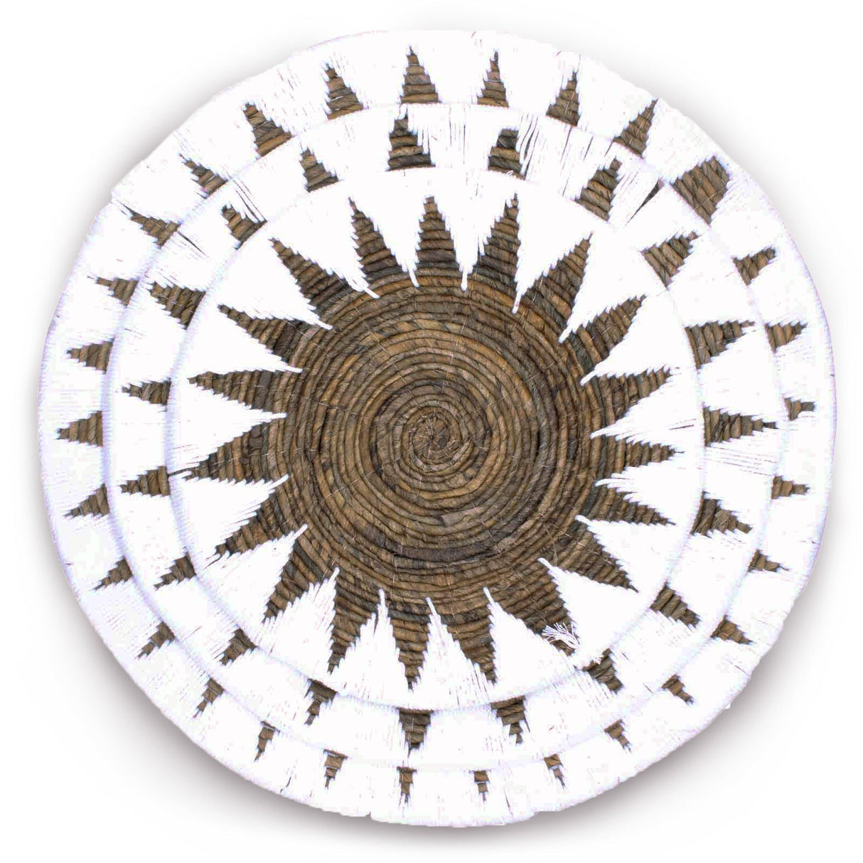 Set of Three Seagrass Bowls Wall Art - Cream - SHAMTAM.COM