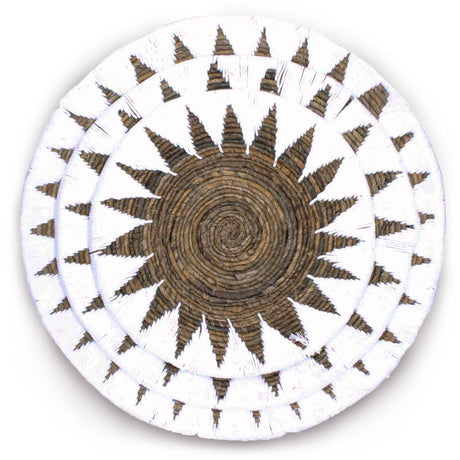 Set of Three Seagrass Bowls Wall Art - Cream - SHAMTAM.COM