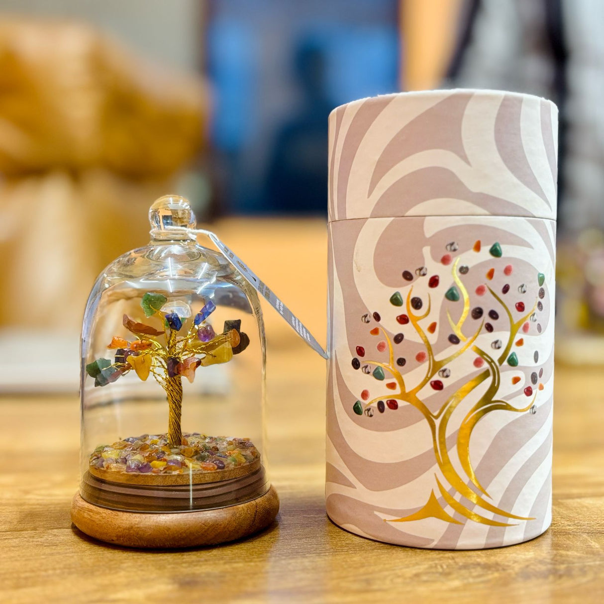 Seven Chakra Gemstone Dome Garden, 30 Chip Stones - SHAMTAM.COM