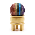 Seven Chakra Sphere Crystal Gemstone Faceted Healing Ball & Stand - SHAMTAM.COM