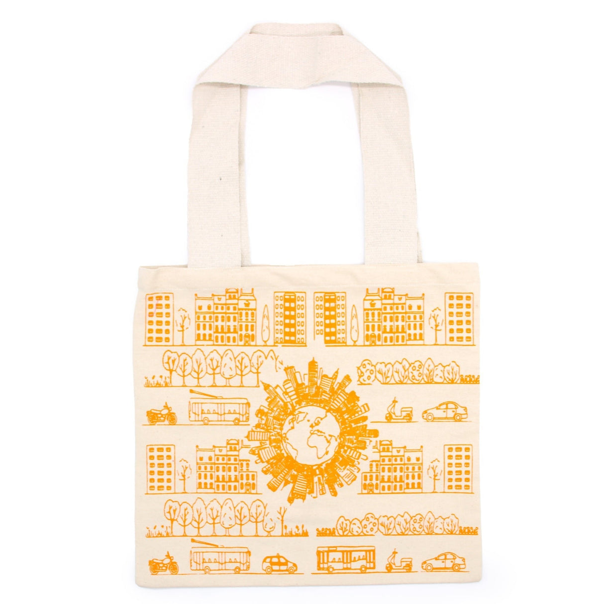 Shopping Bag - 38x42cm - City Life - 10oz - SHAMTAM.COM