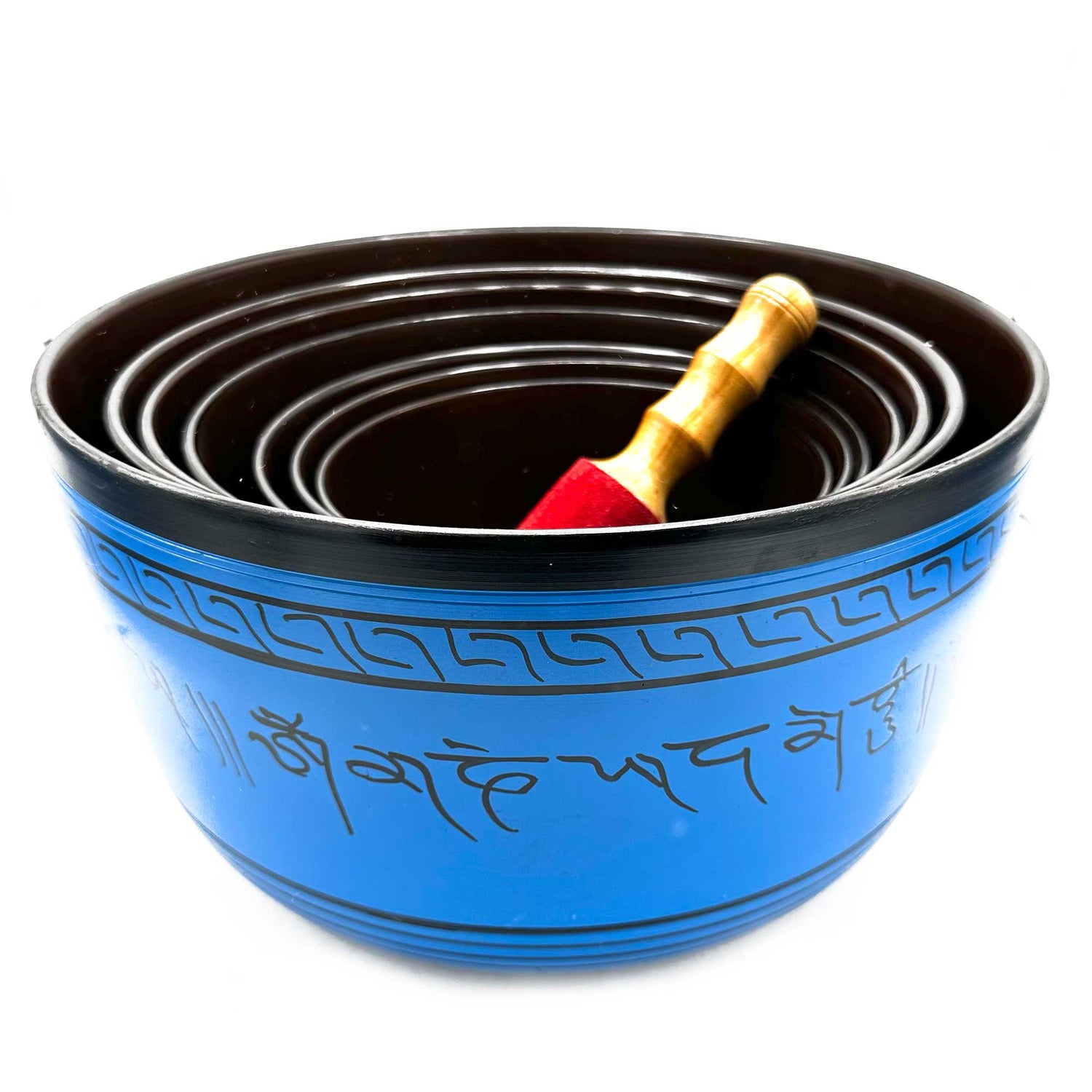 Large Chakra Set of Seven Singing Bowls (19.5 - 35cm) - SHAMTAM.COM