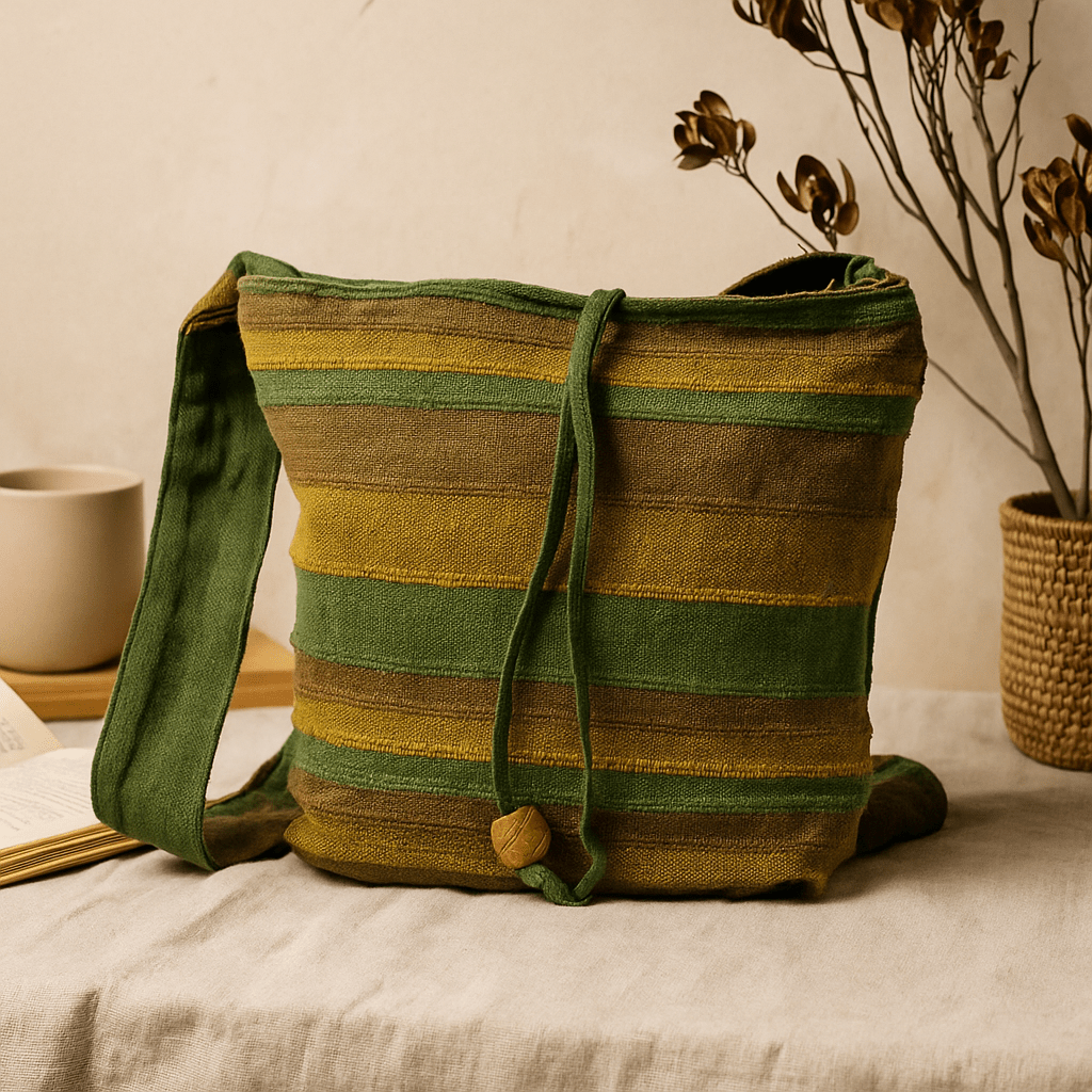 Sling Bag, Blue Nepal - SHAMTAM.COM