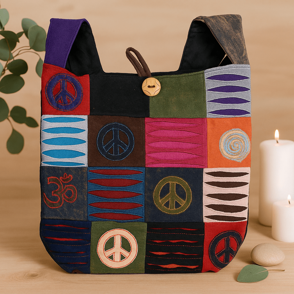 Sling Bag Peace Sign Assorted Designs - SHAMTAM.COM