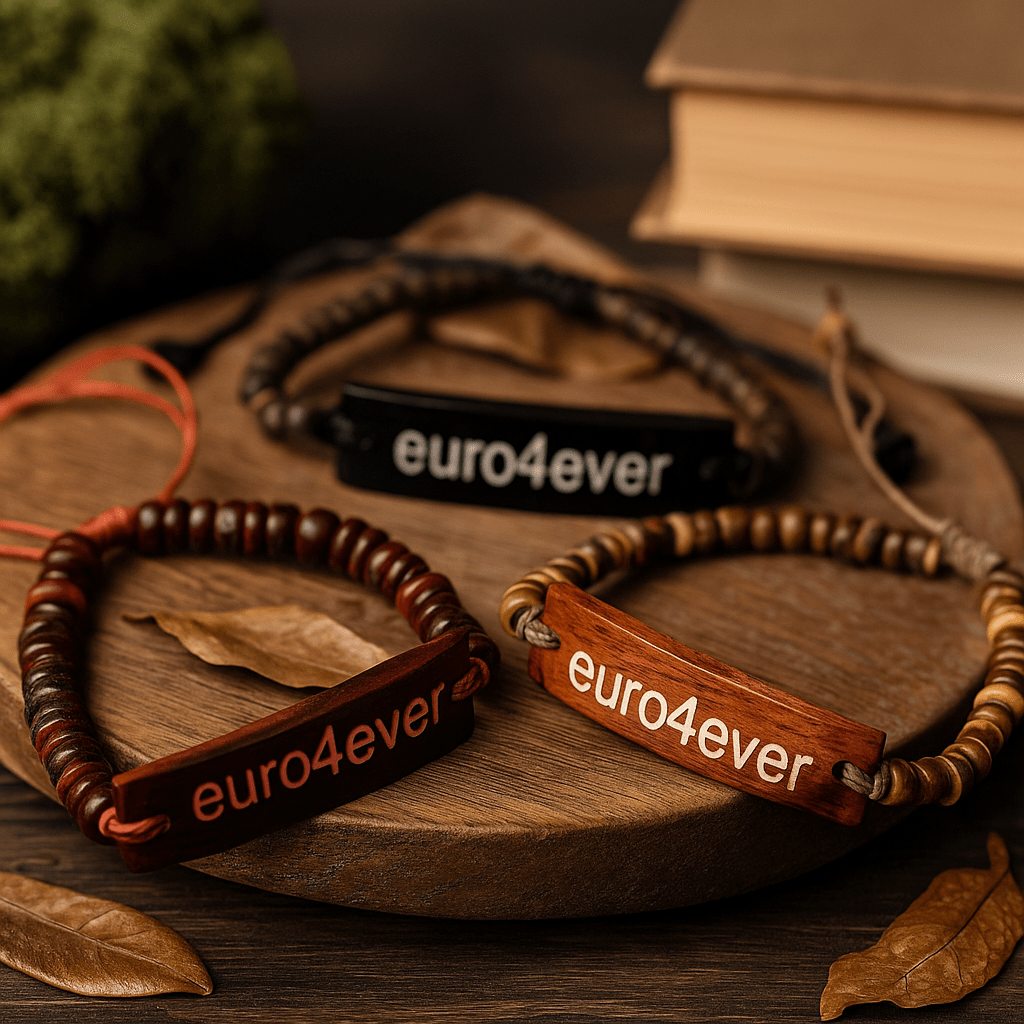Slogan Bracelet Set Euro4Ever 6 Pieces - SHAMTAM.COM