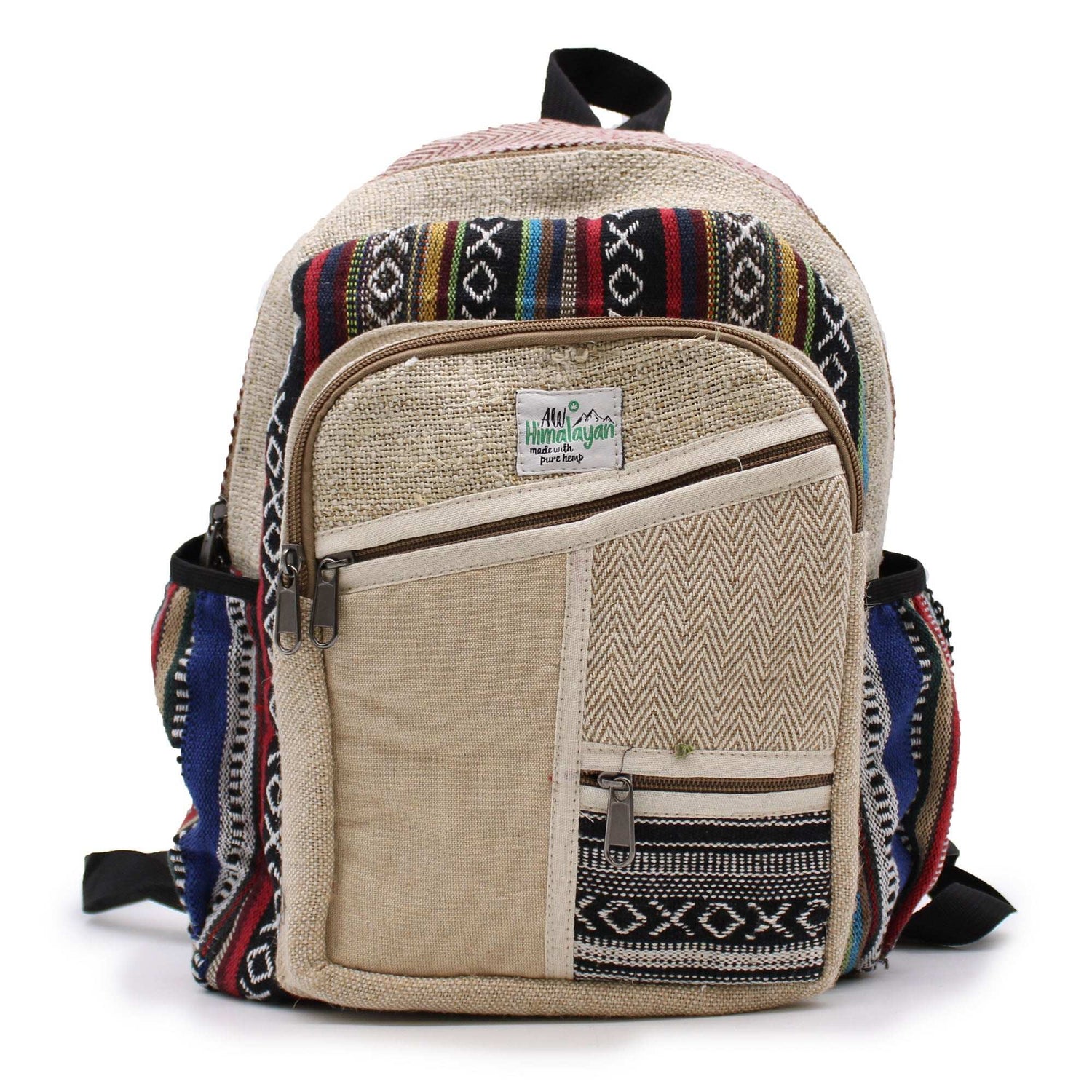 Boho Backpack - Zig Zag Zips Style - SHAMTAM.COM