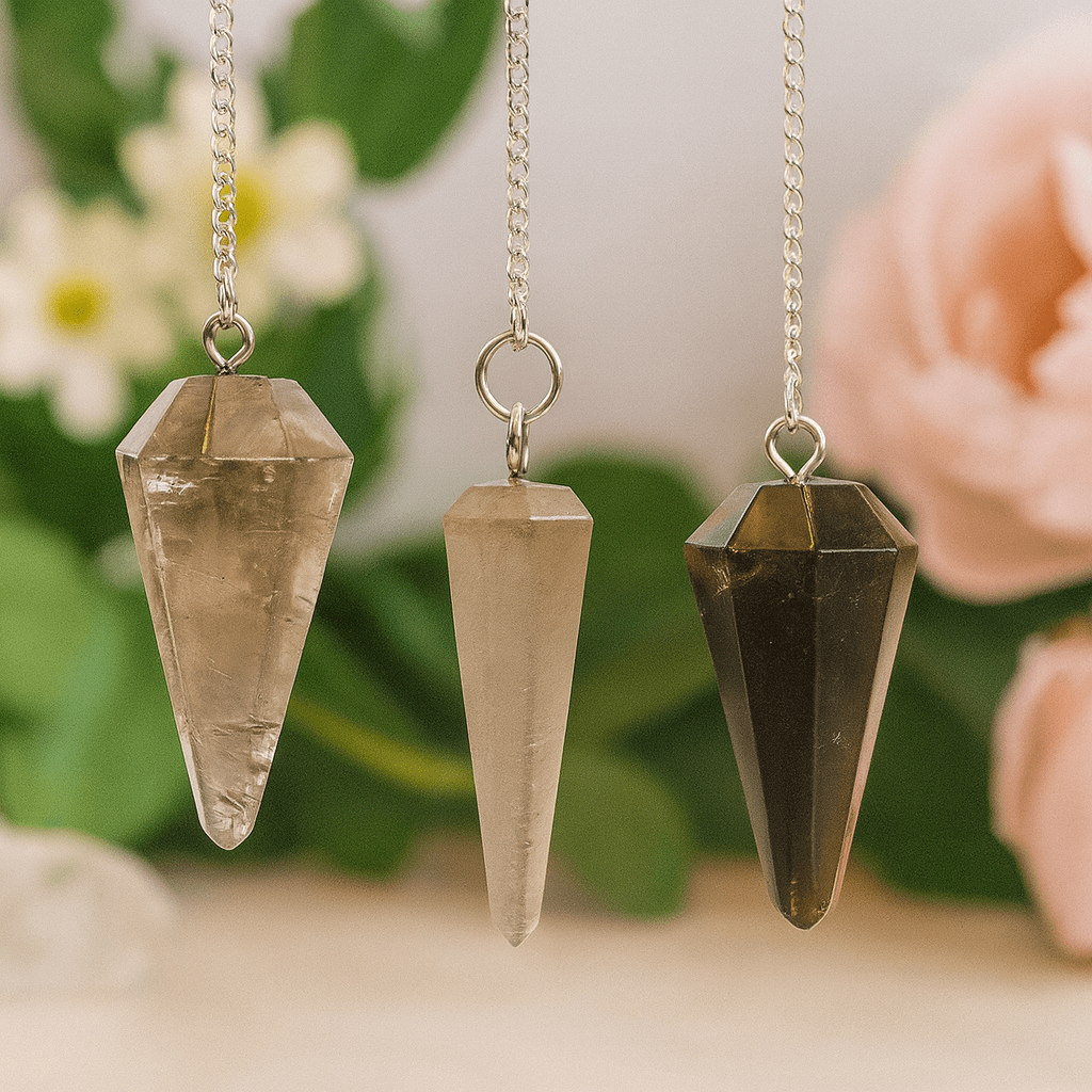 Smoky Quartz Crystal Pendulum For Dowsing - SHAMTAM.COM