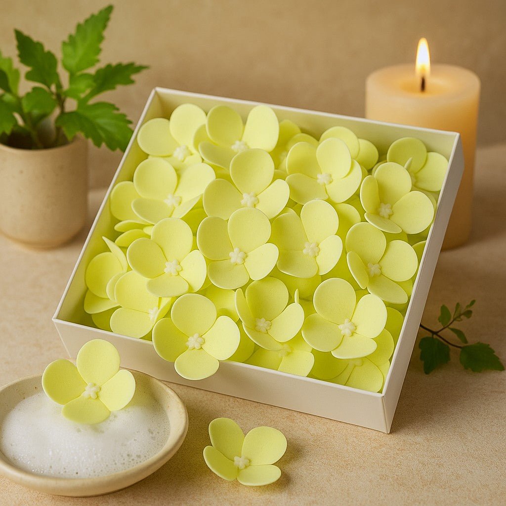 Soap Flowers Hyacinth Bean Spring Green 10 Pack - SHAMTAM.COM