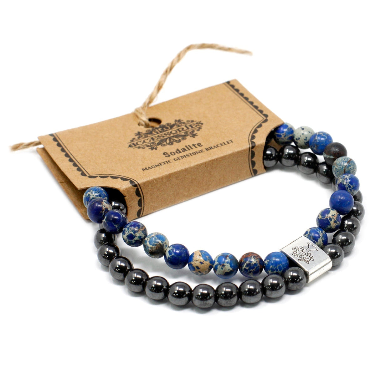 Sodalite Bracelet - Magnetic Gemstone Crystal - SHAMTAM.COM