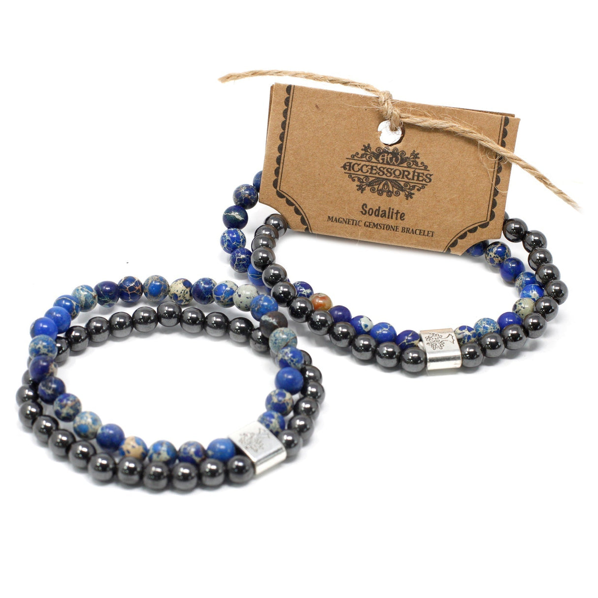 Sodalite Bracelet - Magnetic Gemstone Crystal - SHAMTAM.COM