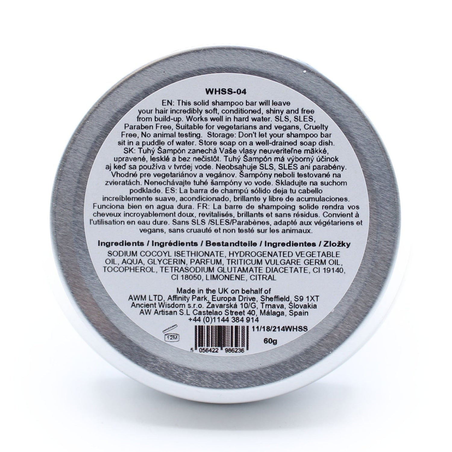 Wild Hare Solid Shampoo 60g - Tutti Frutti - SHAMTAM.COM