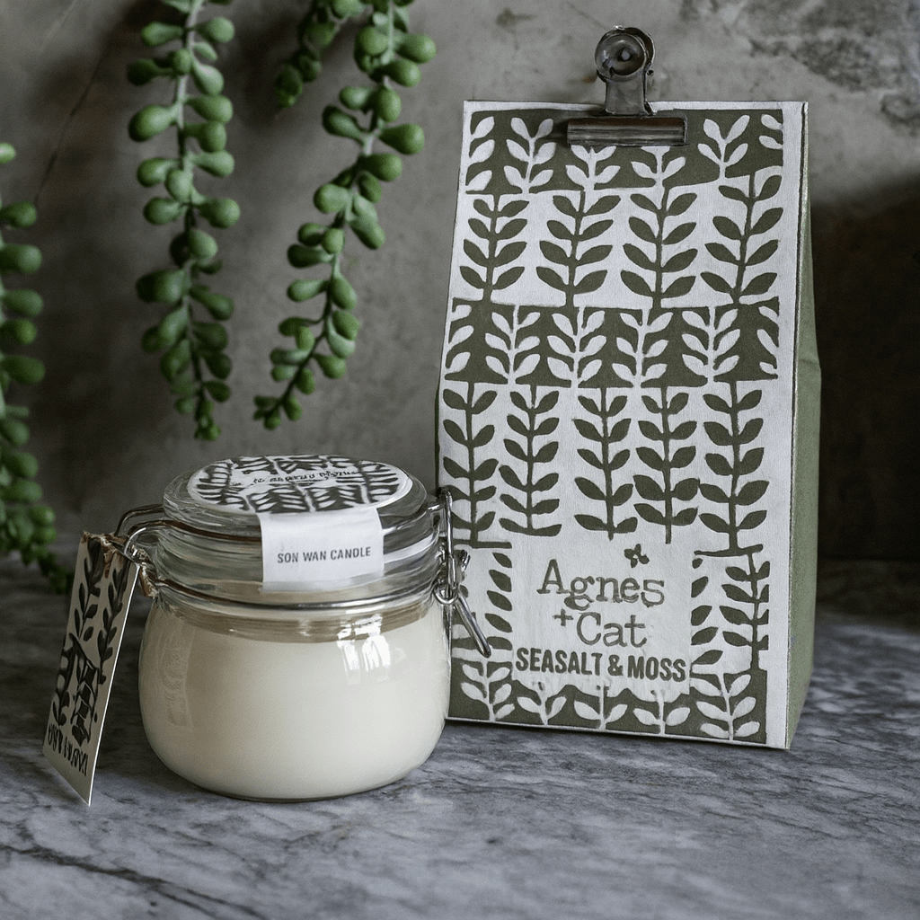 Soy Jar Candle - Sea Salt and Moss - SHAMTAM.COM