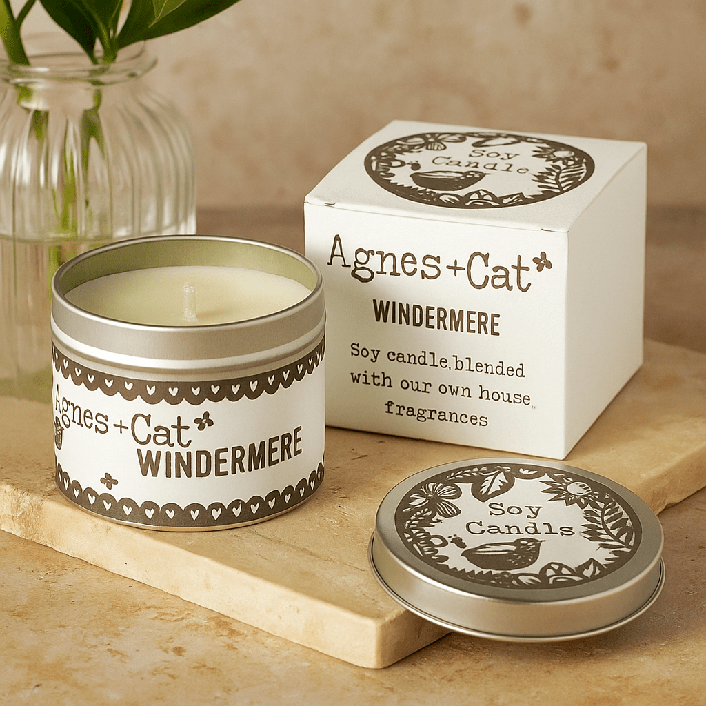 Soy Tin Candle Windermere 200ml Agnes And Cat - SHAMTAM.COM