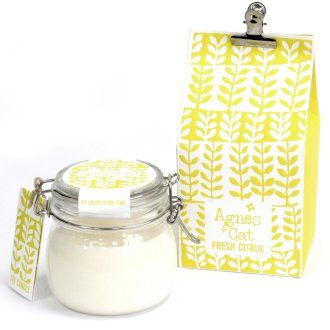 Soy Wax Scented Candle Citrus Kilner Jar 400ml - SHAMTAM.COM