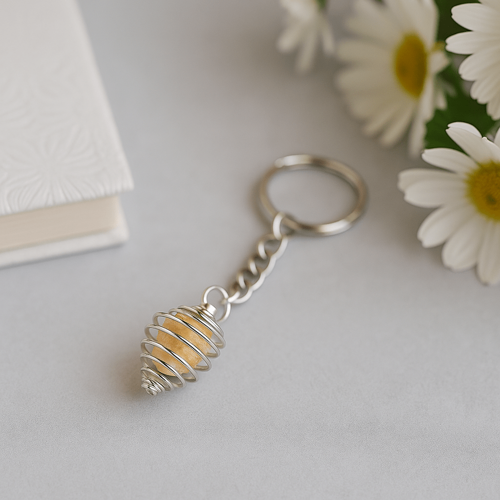 Spiral Crystal Cage Keychains, 12 Pack - SHAMTAM.COM