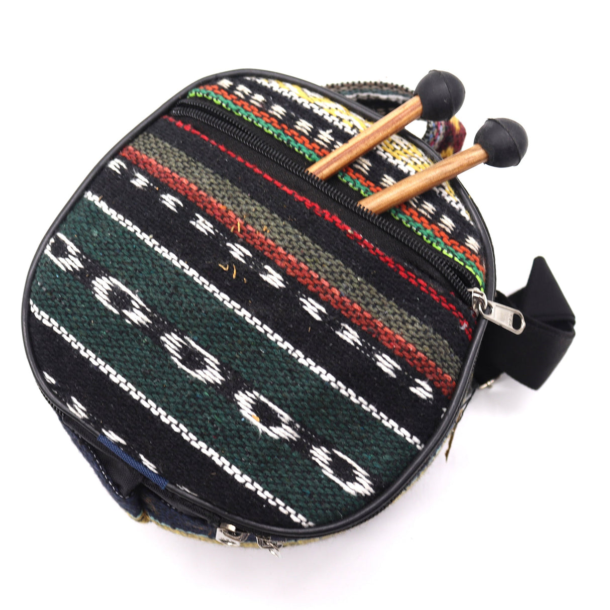 Med Hapi Drum Marble 17x13cm - Premium Tongue Drum with Gold Accents & Mallets - SHAMTAM.COM