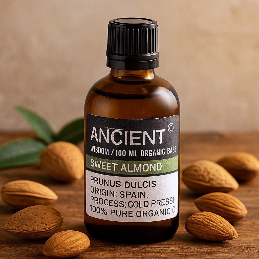 Sweet Almond Carrier Oil Organic 100ml - SHAMTAM.COM