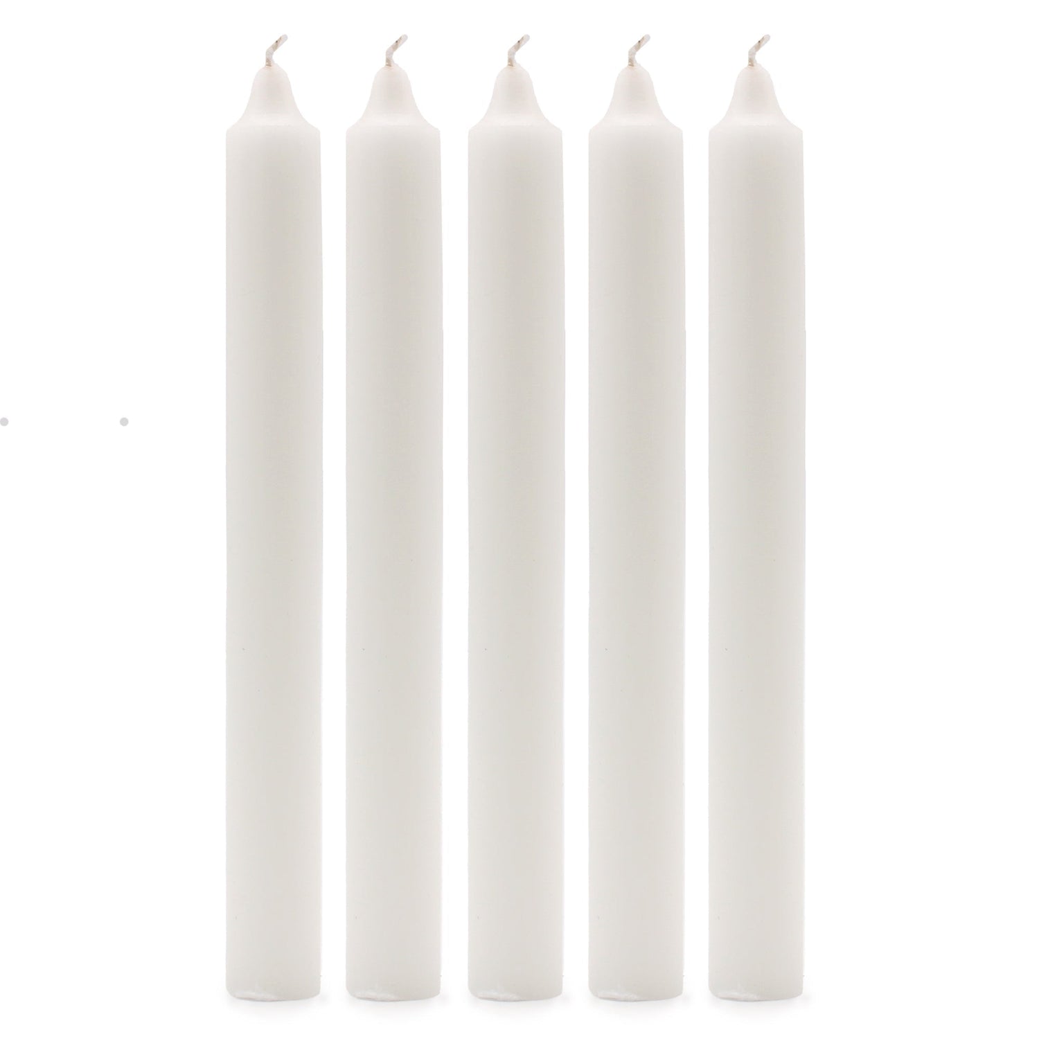 Taper Candles - Rustic White - Pack of 5 - SHAMTAM.COM