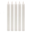 Taper Candles - Rustic White - Pack of 5 - SHAMTAM.COM