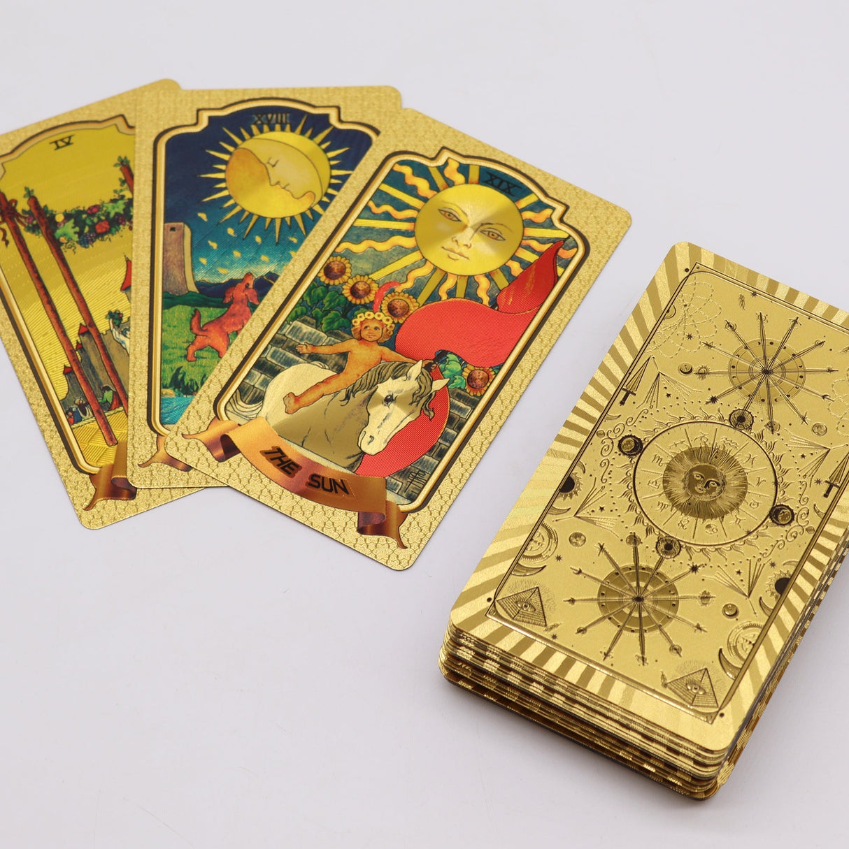 Golden Tarot Cards - SHAMTAM.COM