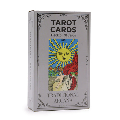 Tarot Cards with Guide Book - Traditional Arcana - SHAMTAM.COM